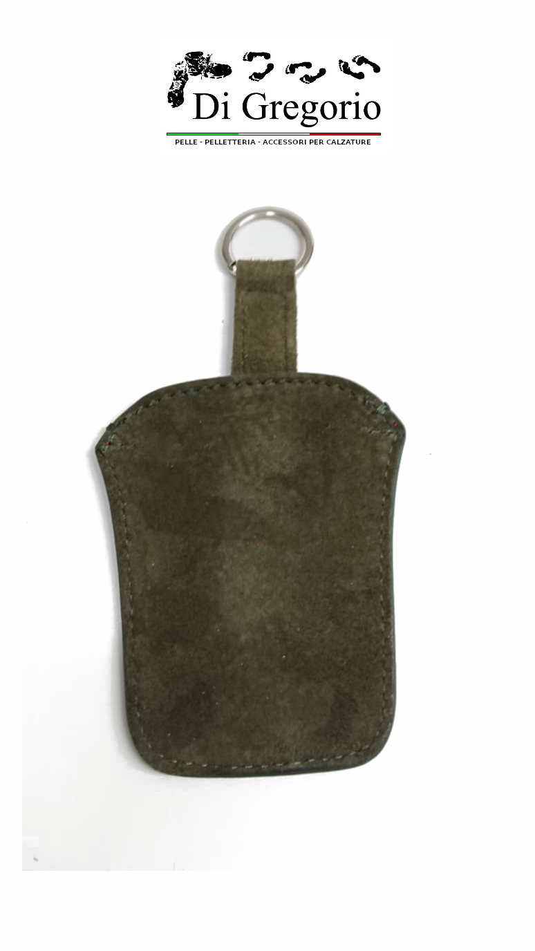In pelle da uomo e da donna auto portachiavi custodia borsa chiave catena di 2 pulsanti accessori rosso